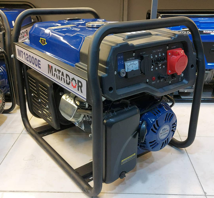 موتور برق بنزینی ۱۰کیلووات برند ماتادور مدل MT12000E
