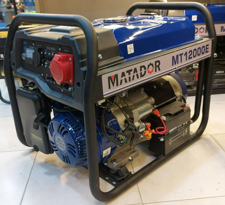 موتور برق بنزینی ۱۰کیلووات برند ماتادور مدل MT12000E