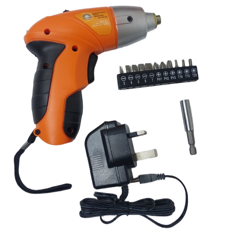 پیچ گوشتی شارژی 4.8 ولت دو حالته برند سان فلاور (SUN-FLOWER) مدل SF-CS-4.8