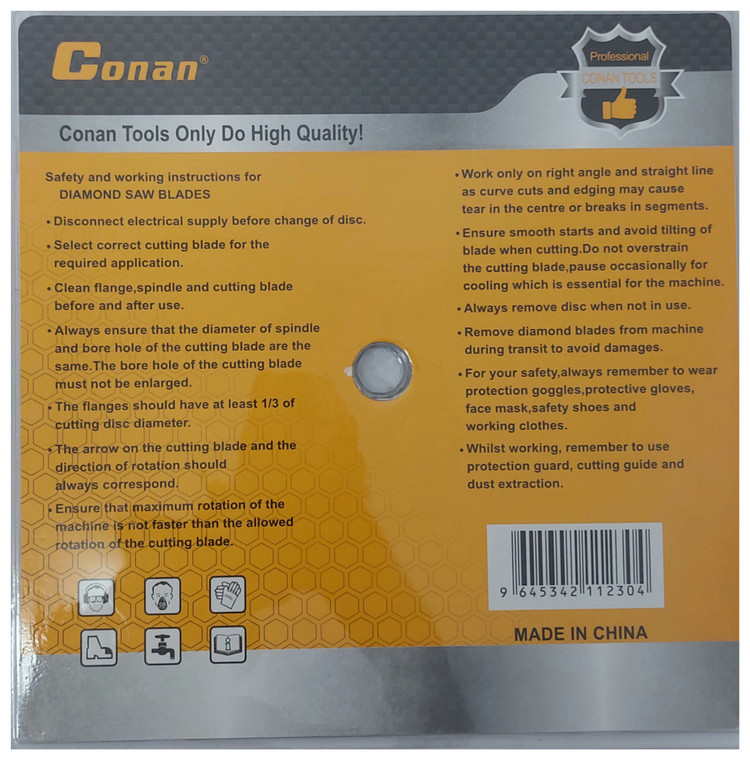 صفحه پرسلان بر کونان CONAN سایز 25.4×2.4×230