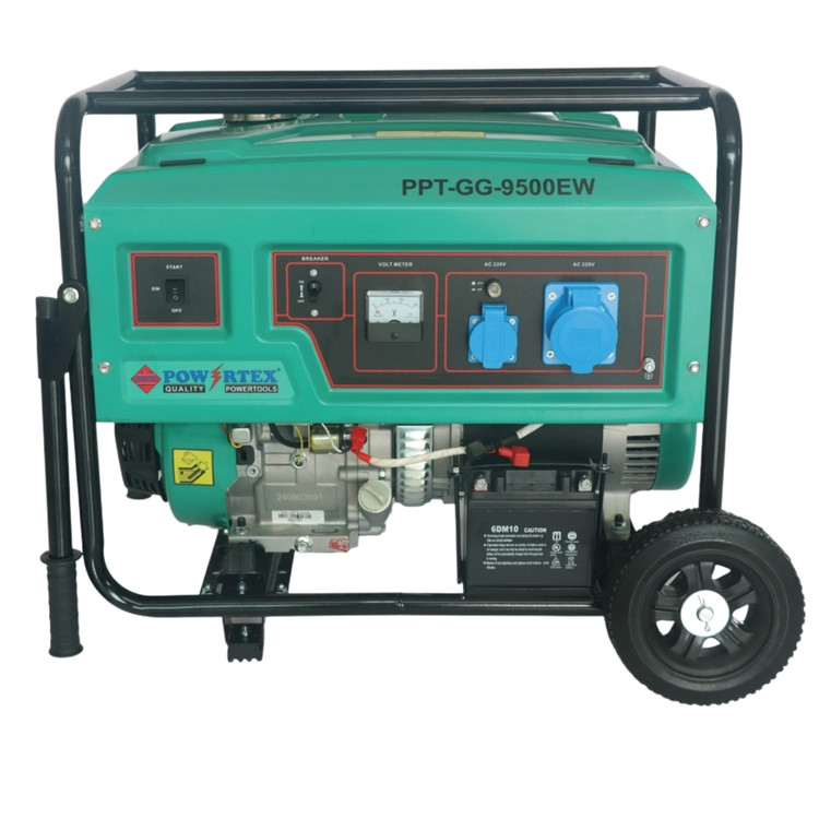 موتور برق ۷.۵ کیلووات برند پاورتکس (POWERTEX) ساخت هند مدل PPT-GG-9500-EW